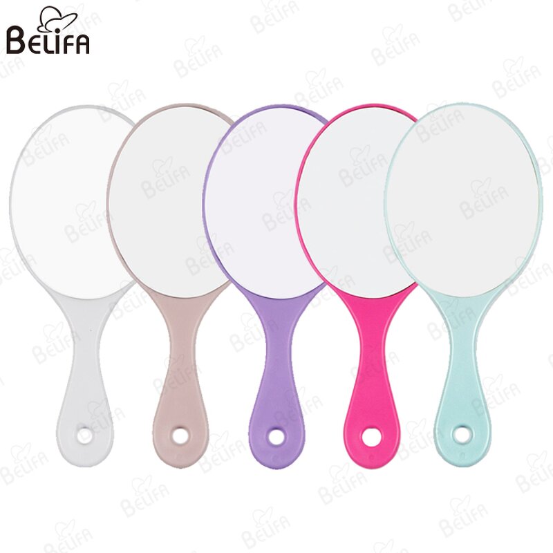 Hand Held Mirror Manufacturer - OEM Custom Promotional Plastic Portable Oval