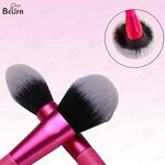Makeup Brush Set Manufacturer - OEM Custom 10PCS Soft Synthetic Vegan Luxury Pink