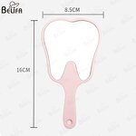 Handheld Mirror Manufacturer - OEM Custom Multi Function Tooth Shaped Plastic