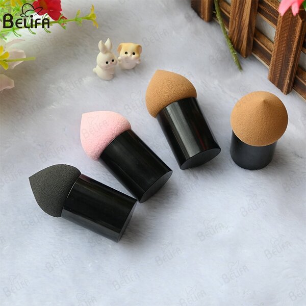 Makeup Sponge Manufacturer - OEM Custom Mushroom with Handles Cosmetic Blender