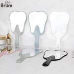 Handheld Mirror Manufacturer - OEM Custom ABS Frame Tooth Shape Multi-Color