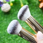 Foundation Brush Manufacturer - OEM/ODM New Luxury Aluminum Handle Soft Vegan