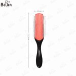 Hair Comb Manufacturer - OEM/ODM MJ Fashionable 9 Row Salon Denman Brush