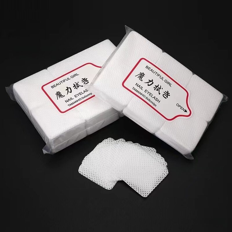 Eyelash Adhesive Wipes Manufacturer - OEM/ODM 200pcs Colored Heart Shape Lint Free