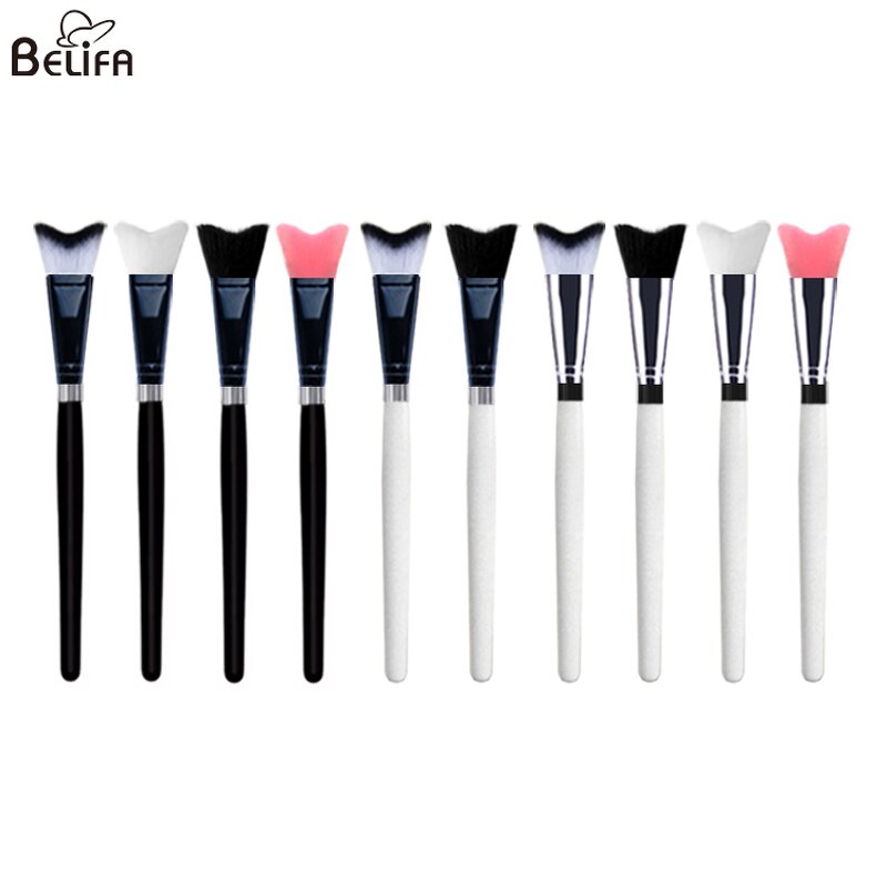 Eyelash Cleansing Brush Manufacturer - OEM/ODM New Wooden Handle Curved Fluffy