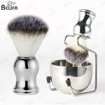 Shaving Brush Set Manufacturer - OEM/ODM Barber Vegan Grooming Stainless Steel
