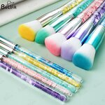 Makeup Brush Set Manufacturer - OEM Custom 10pcs Colorful Rainbow Beauty Brush