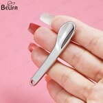 Skincare Spatula Manufacturer - OEM/ODM New Gold Color Mini Metal Cosmetic Spoon