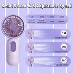 Portable Fan Manufacturer - OEM/ODM Rechargeable Mini 3 Speeds Handheld Fan