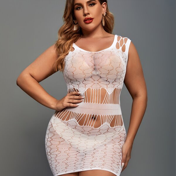 Lace Bodystocking Supplier - OEM Plus Size Sleepwear