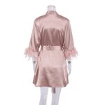 Feather Bathrobe Supplier - OEM Bridesmaid Robe