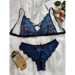 Vintage Lingerie Set Supplier - OEM Pink Floral Lace Lingerie