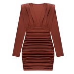 Bodycon Mini Dress Manufacturer - OEM Ruched Cocktail Dress