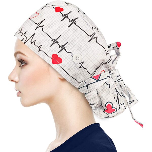 Scrub Cap Supplier - OEM Solid Color Nurse Cap