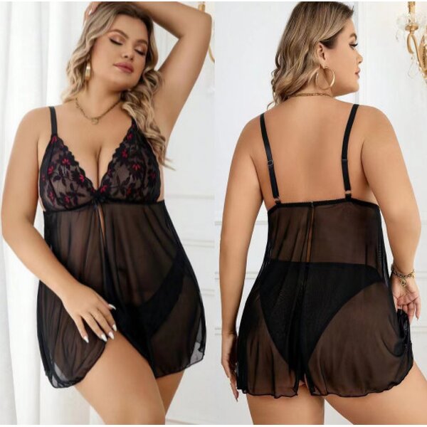 Deep V Sleepwear Supplier - OEM Flirt Nightgown