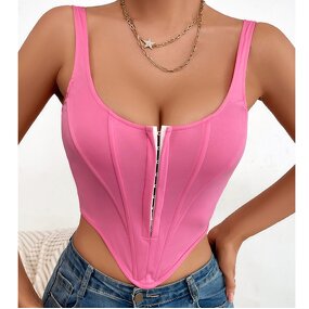 Tank Top Manufacturer - OEM Backless Crop Top