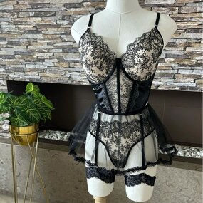 Transparent Nighty Supplier - OEM French Style Lingerie