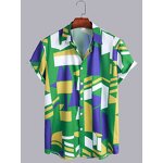 Men's Shirt Manufacturer - OEM Geometric Print Shirt