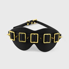 Leather Eye Mask Factory - OEM Rivet Bondage Mask