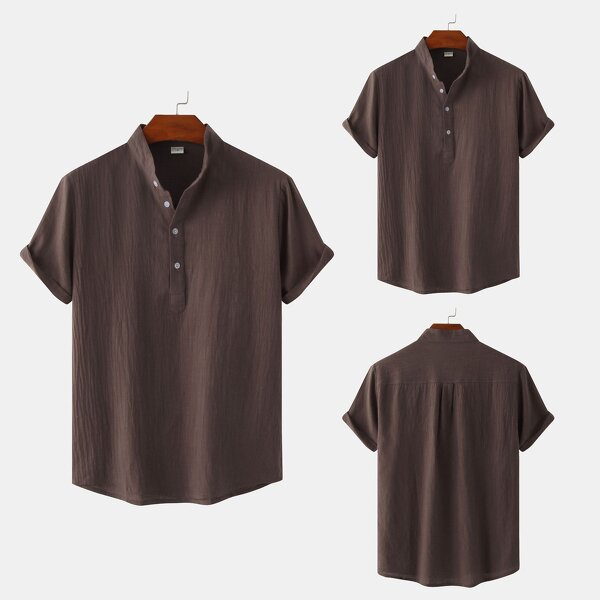 Casual Shirt Supplier - OEM Cotton Linen Shirt