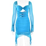 Latex Dress Manufacturer - OEM Mesh Bodycon Dress