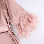 Feather Bathrobe Supplier - OEM Bridesmaid Robe