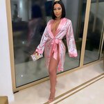 Satin Bathrobe Manufacturer - OEM Mature Women's Robes