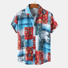 Men's Shirt Supplier - OEM Plus Size Floral Shirt
