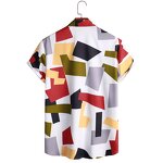 Men's Shirt Manufacturer - OEM Geometric Print Shirt