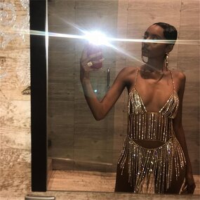 Bikini Chain Supplier - OEM Rhinestone Waist Chain