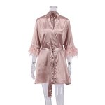 Feather Bathrobe Supplier - OEM Bridesmaid Robe
