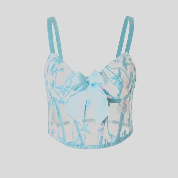 Underwire Corset Top Manufacturer - OEM Embroidered Bralette