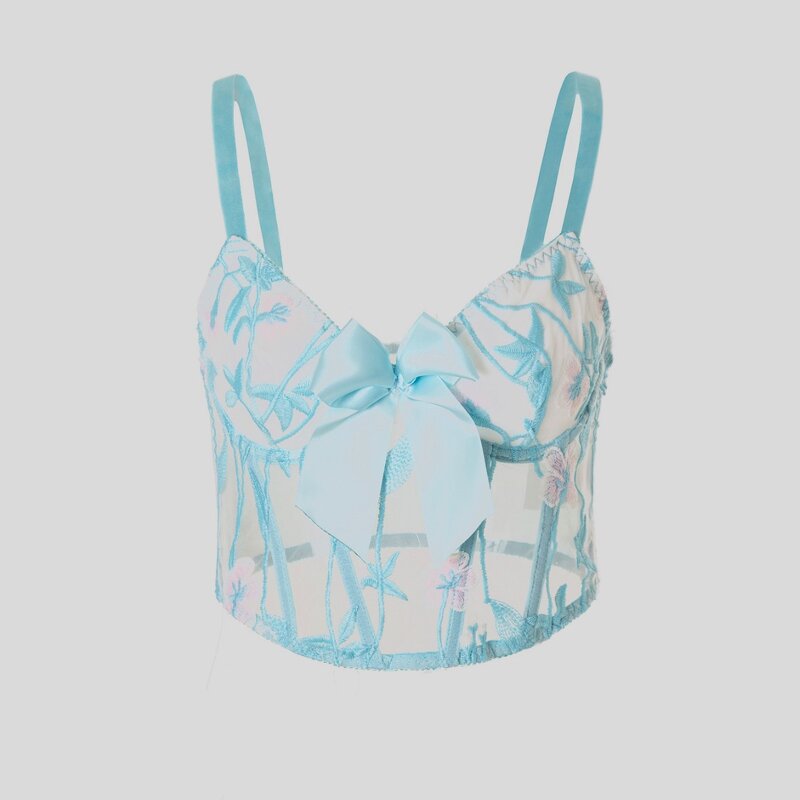 Underwire Corset Top Manufacturer - OEM Embroidered Bralette