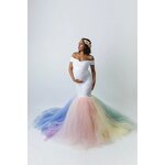 Mermaid Wedding Dress Manufacturer - OEM Colorful Mesh Dress