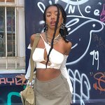 Crop Top Manufacturer - OEM Hollow Out Patchwork Top