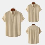 Casual Shirt Supplier - OEM Cotton Linen Shirt
