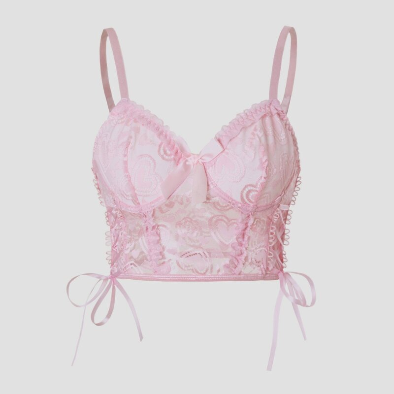 Heart Bustier Top Manufacturer - OEM Adjustable Corset Lingerie