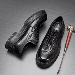 Leather Derby Shoes Manufacturer - OEM/ODM Genuine Cowhide Lace up Dress