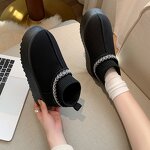 Women's Snow Boots Manufacturer - OEM Custom Winter Warm Plush Thick Sole