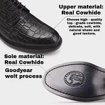 Derby Shoes Manufacturer - OEM/ODM Genuine Cowhide Leather Dress Platform