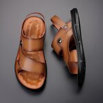Leather Sandals Manufacturer - OEM/ODM Men's Genuine Evergreen Outdoor Large