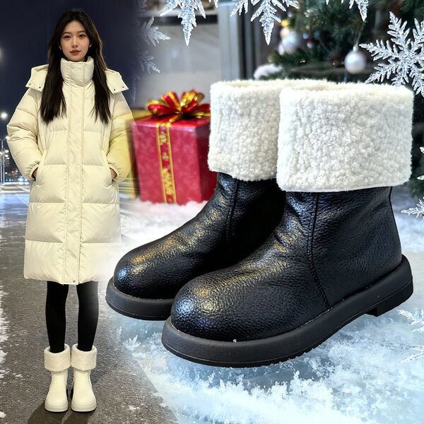 Women's Snow Boots Manufacturer - OEM Custom Winter Warm Plush Thick Sole
