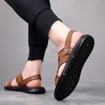 Leather Sandals Manufacturer - OEM/ODM Men's Genuine Evergreen Outdoor Large