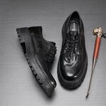 Leather Derby Shoes Manufacturer - OEM/ODM Genuine Cowhide Lace up Dress