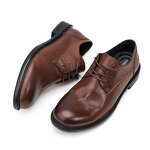 Leather Derby Shoes Manufacturer - OEM/ODM Genuine Cowhide Lace up Platform