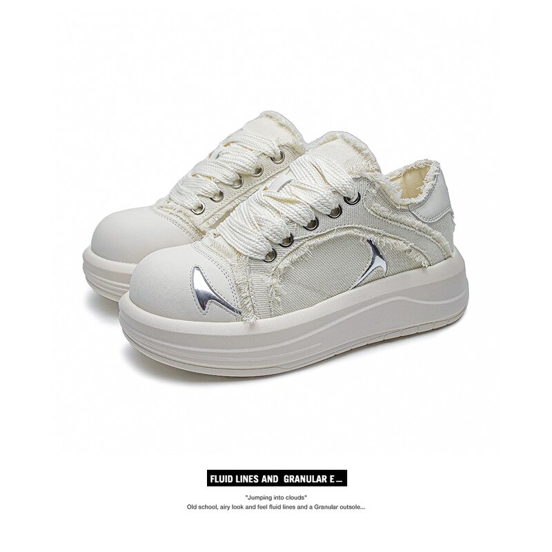 Canvas Shoes Manufacturer - OEM/ODM 2025 New Canvas Trendy Platform Chunky