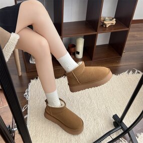 Women's Snow Boots Manufacturer - OEM Custom Winter Warm Plush Thick Sole