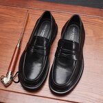 Men's Loafers Manufacturer - OEM/ODM GENUINE LEATHER Dress Slip-On Shoes