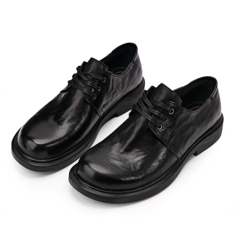 Leather Derby Shoes Manufacturer - OEM/ODM Genuine Cowhide Lace up Breathable