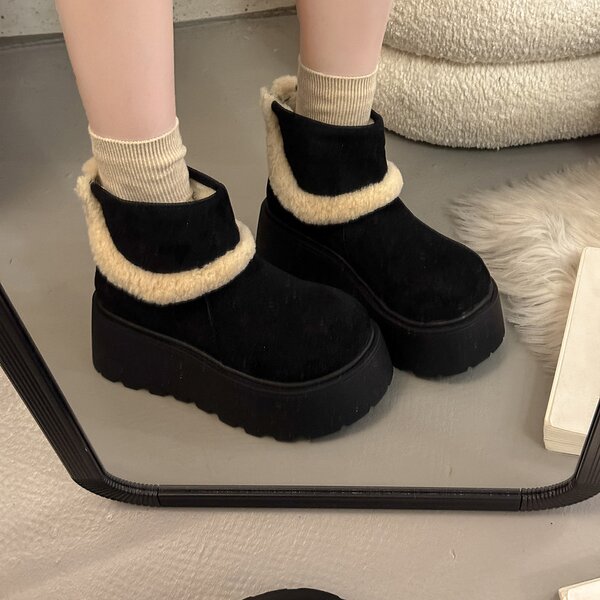 Women's Snow Boots Manufacturer - OEM Custom Winter Warm Plush Thick Sole